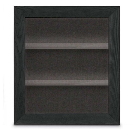 United Visual Products Indoor Enclosed Combo Board, 42"x32", White Frame/Blue & Surf UVCB4232W-BLUE-SURF
